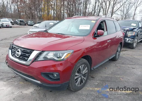 2018 Nissan Pathfinder Sv z USA, uszkodzony, nr VIN 5N1DR2MM1JC668417
